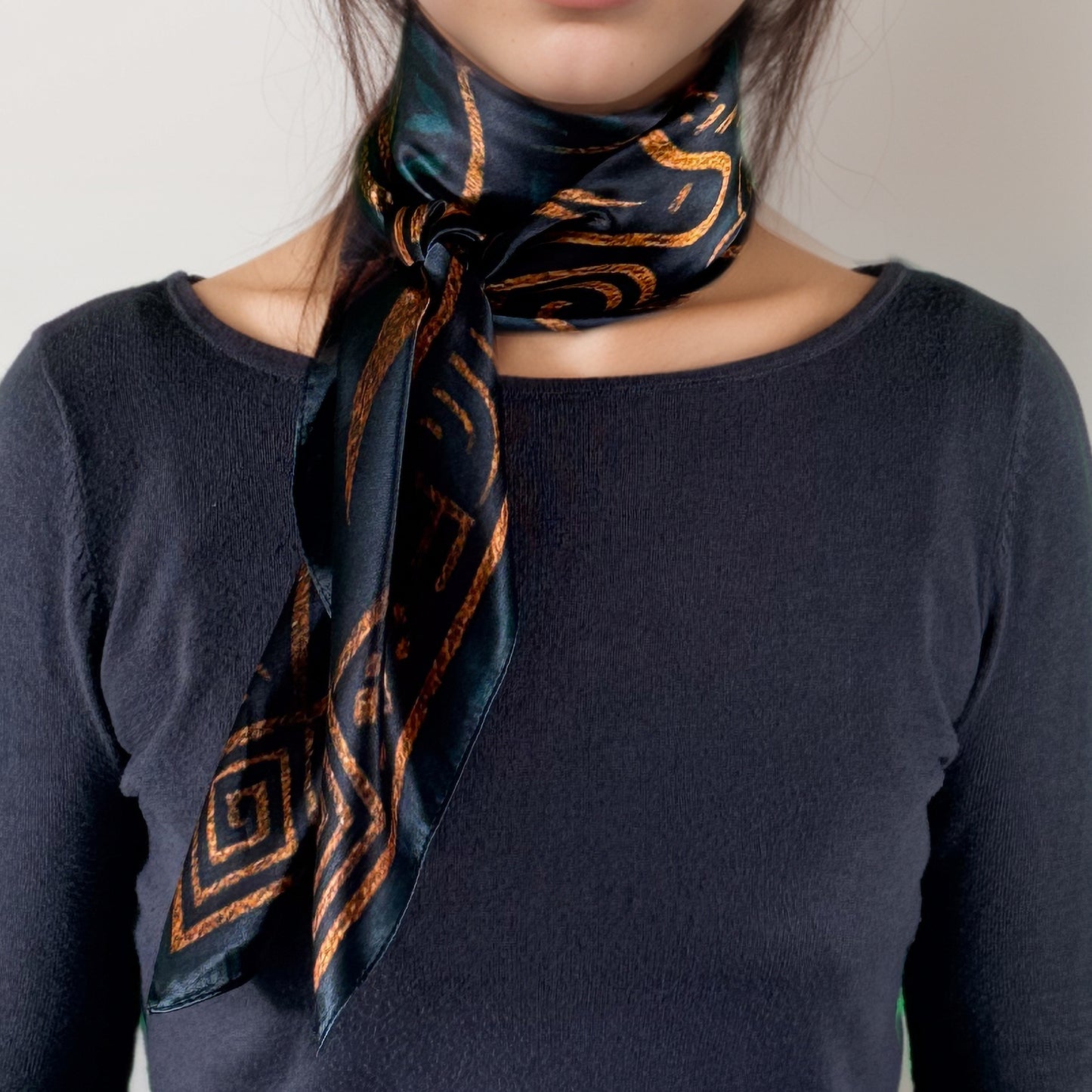 Maya silk square ‘K'an’ – Fertile Strength