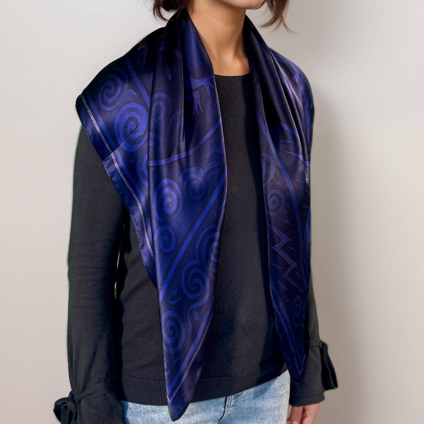 Maya "Kawak" Silk Square – Purifying Thunder