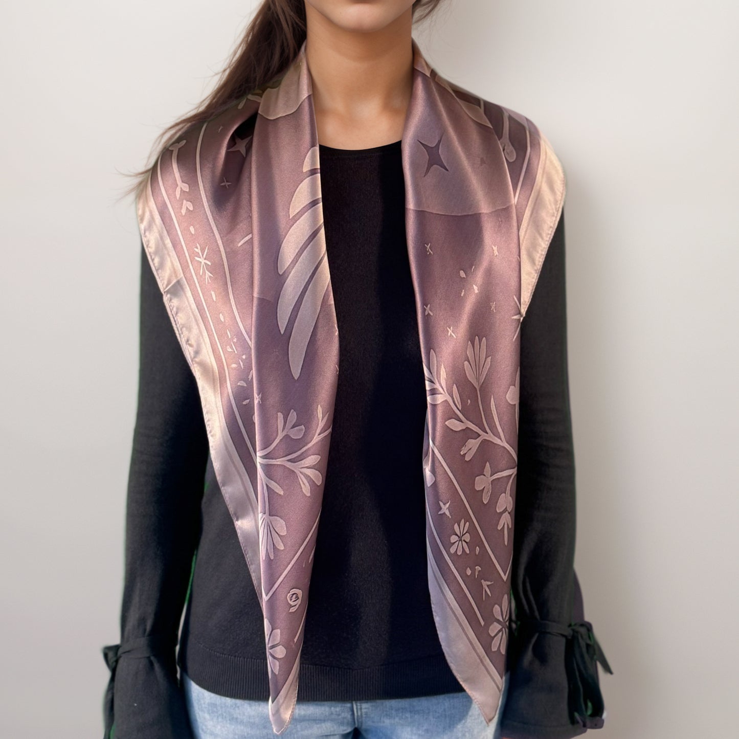 Maya "Cimi" silk square – Renaissance and Liberation