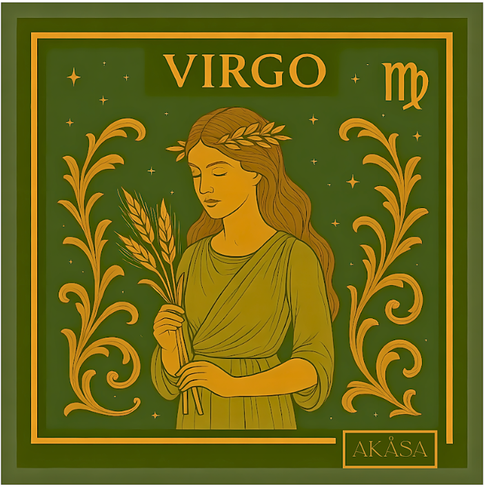 Cuadrado de seda Virgo – Zodia Essentia 88 cm