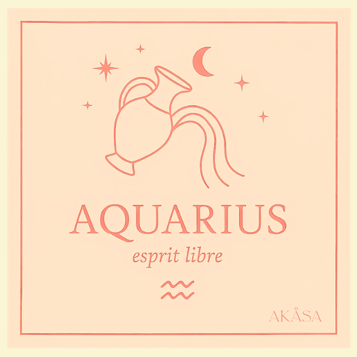 Carré de soie Aquarius – Blush Constellation 66 cm