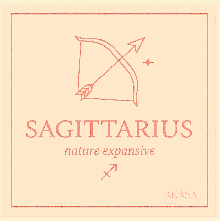 Carré de soie Saggitarius – Blush Constellation 66 cm