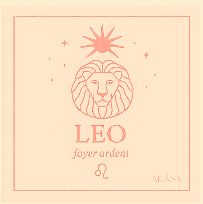 Carré de soie Leo – Blush Constellation 66 cm