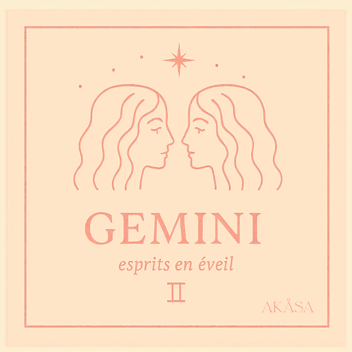 Carré de soie Gemini – Blush Constellation 66 cm