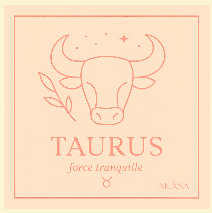 Carré de soie Taureau – Blush Constellation 66 cm