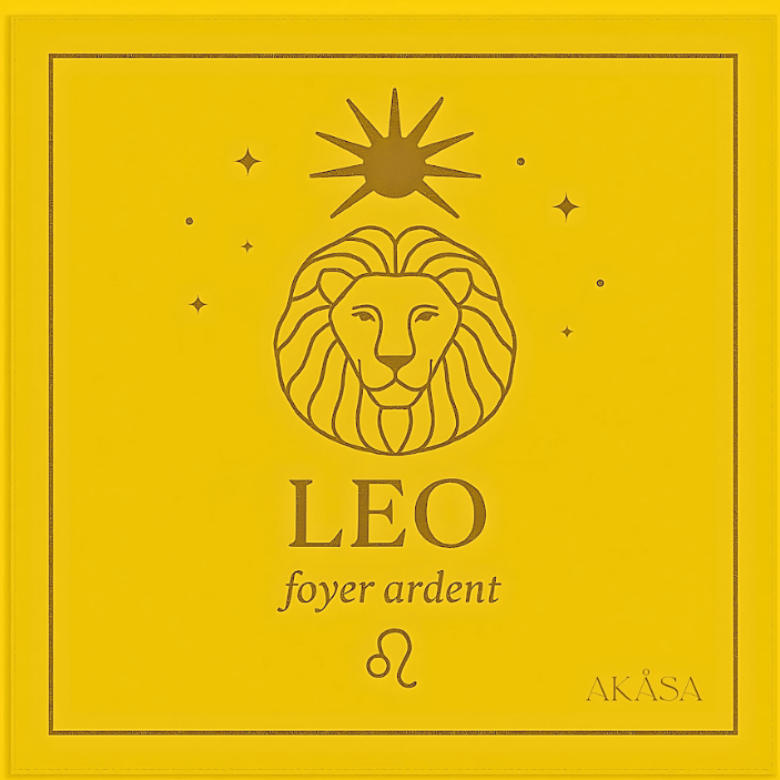Carré de soie Leo – ZodiaPop 66 cm
