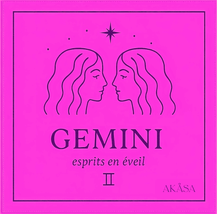 Carré de soie Gemini – ZodiaPop 66 cm