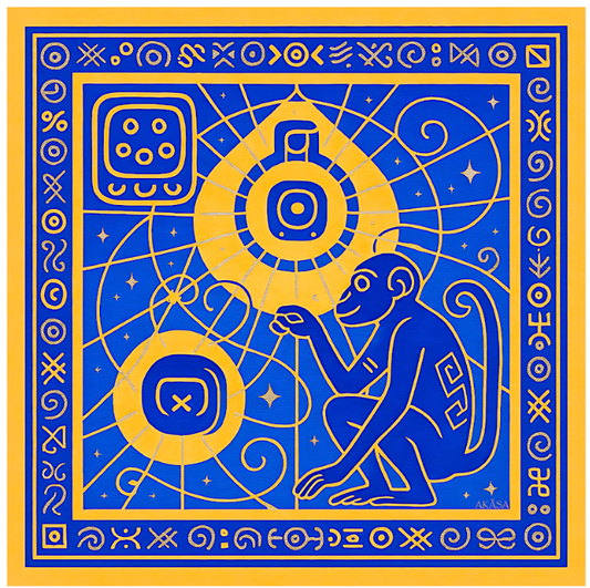 Pañuelo de seda Maya "Chuen" – Tejedora del Destino