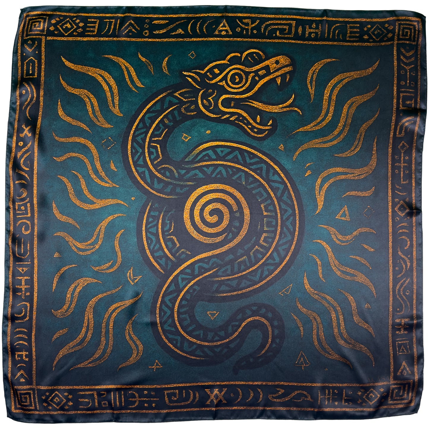 Maya silk square ‘K'an’ – Fertile Strength