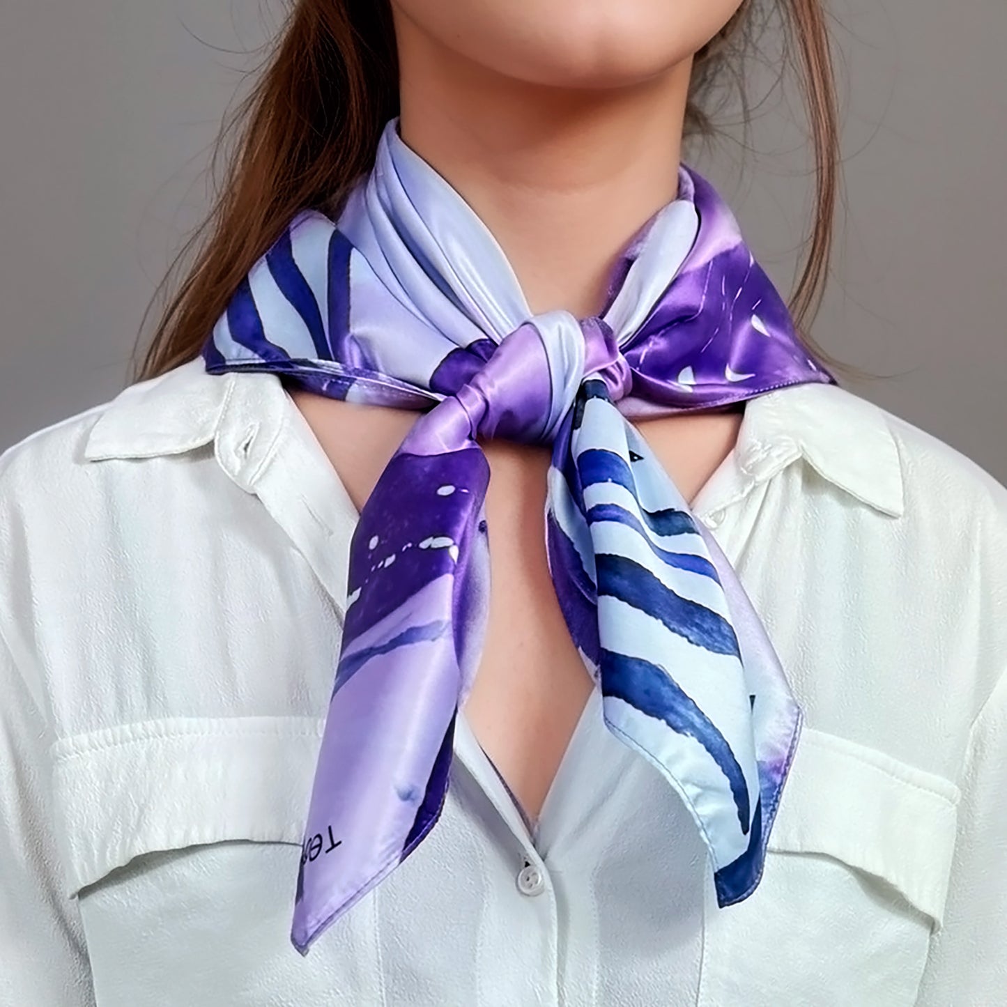 ᎢᎾᏛ (Inada) - Foulard Carré 66cm | Signe du Serpent (23 Octobre - 21 Novembre) | Astrologie Amérindienne | AKÅSA Biarritz