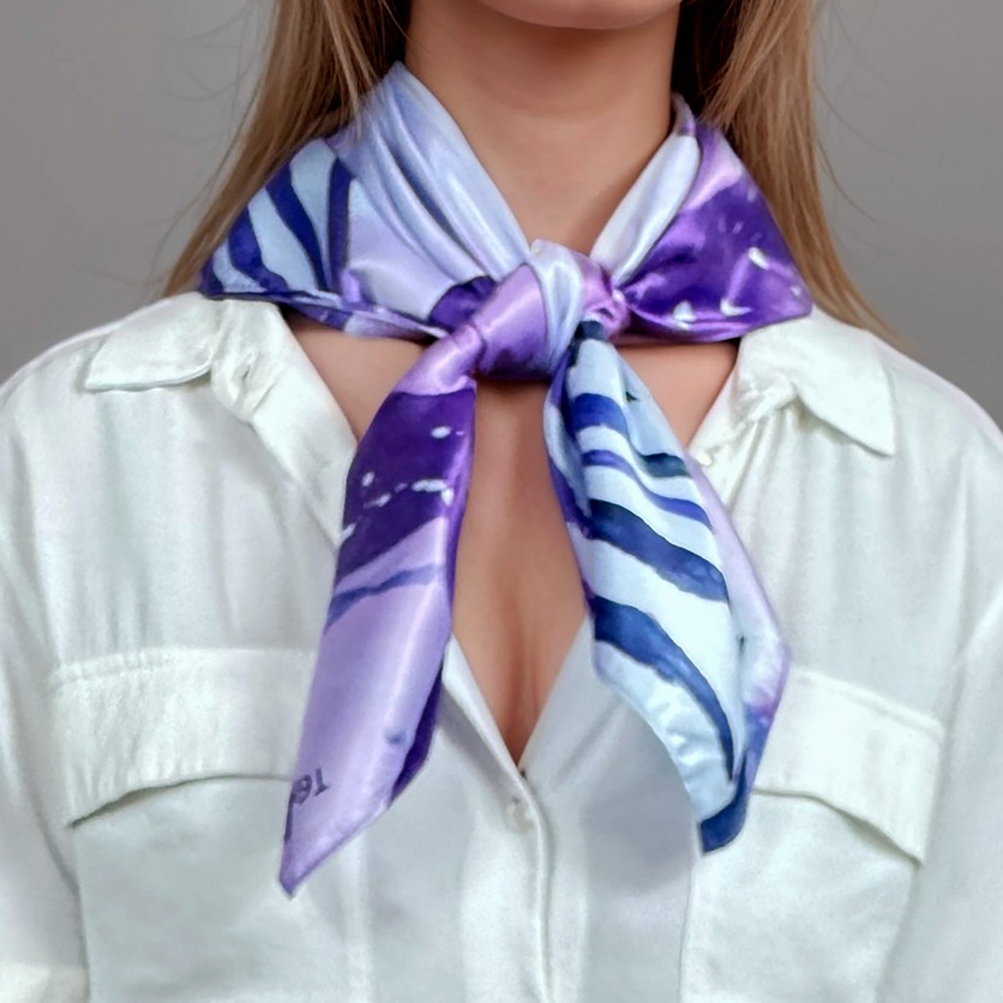 ᎢᎾᏛ (Inada) - Foulard Carré 66cm | Signe du Serpent (23 Octobre - 21 Novembre) | Astrologie Amérindienne | AKÅSA Biarritz