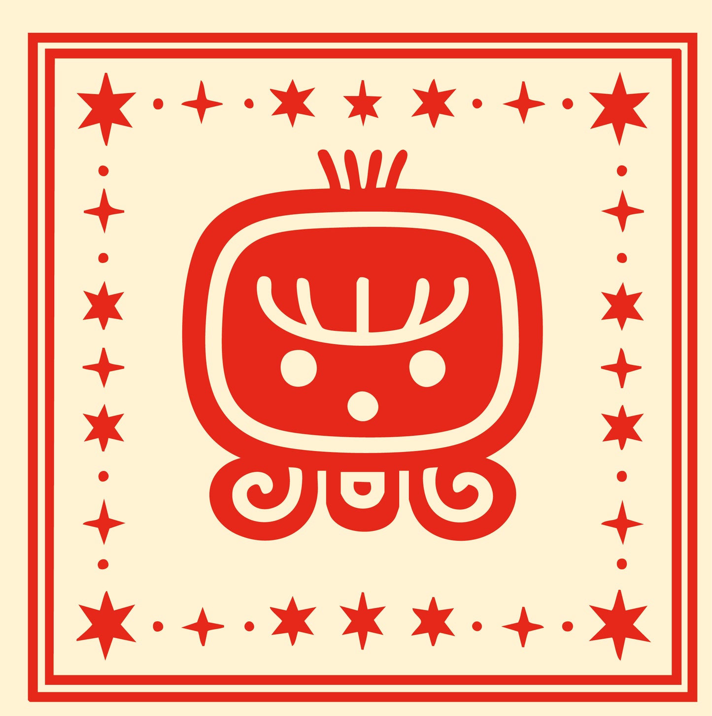 Carré de soie Maya Terra "Ix" – Pouvoir Féminin Sacré