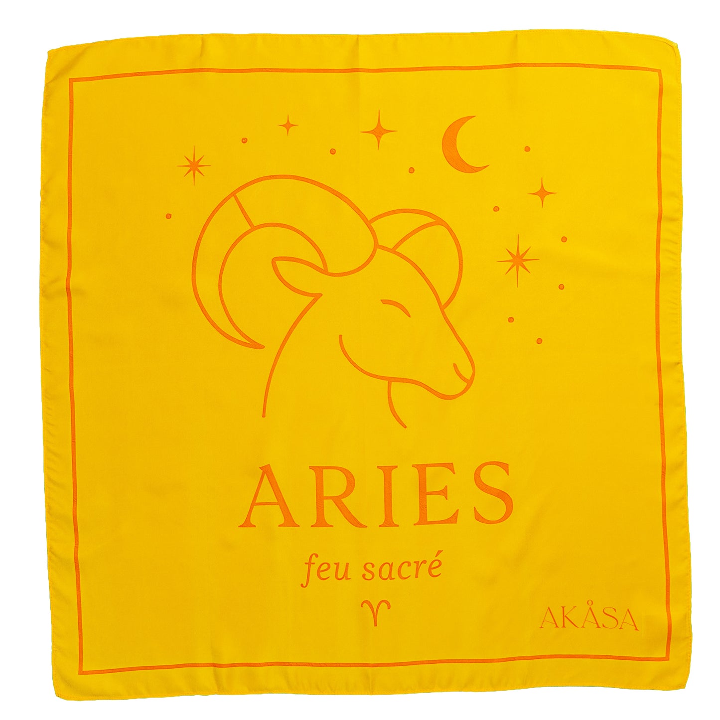 Carré de soie Aries – ZodiaPop 66 cm