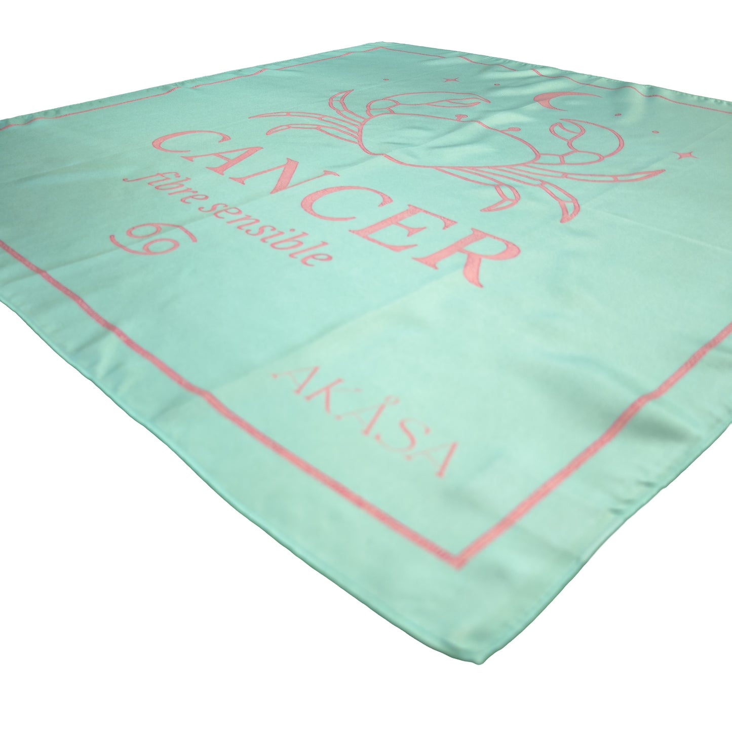 Carré de soie Cancer – ZodiaPop 66 cm