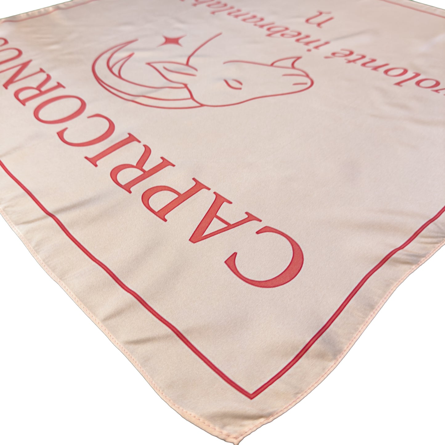 Carré de soie Capricornus – Blush Constellation 66 cm