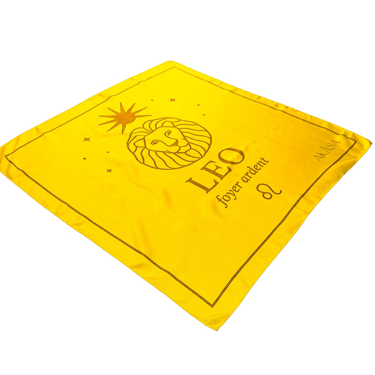 Carré de soie Leo – ZodiaPop 66 cm