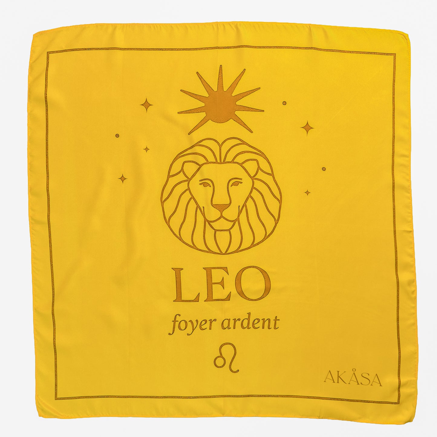 Carré de soie Leo – ZodiaPop 66 cm