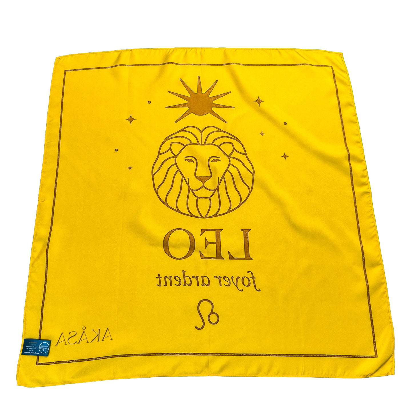 Carré de soie Leo – ZodiaPop 66 cm