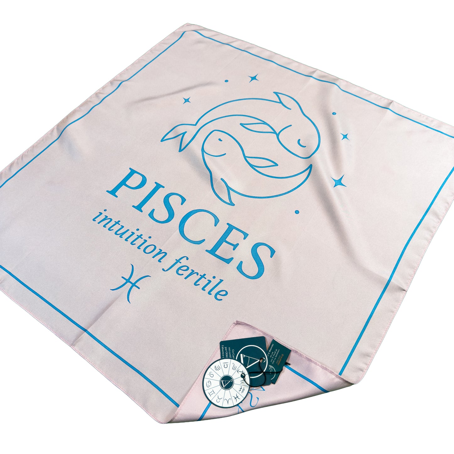 Carré de soie Pisces – ZodiaPop 66 cm