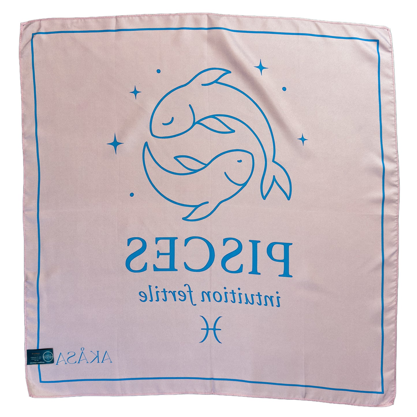 Carré de soie Pisces – ZodiaPop 66 cm