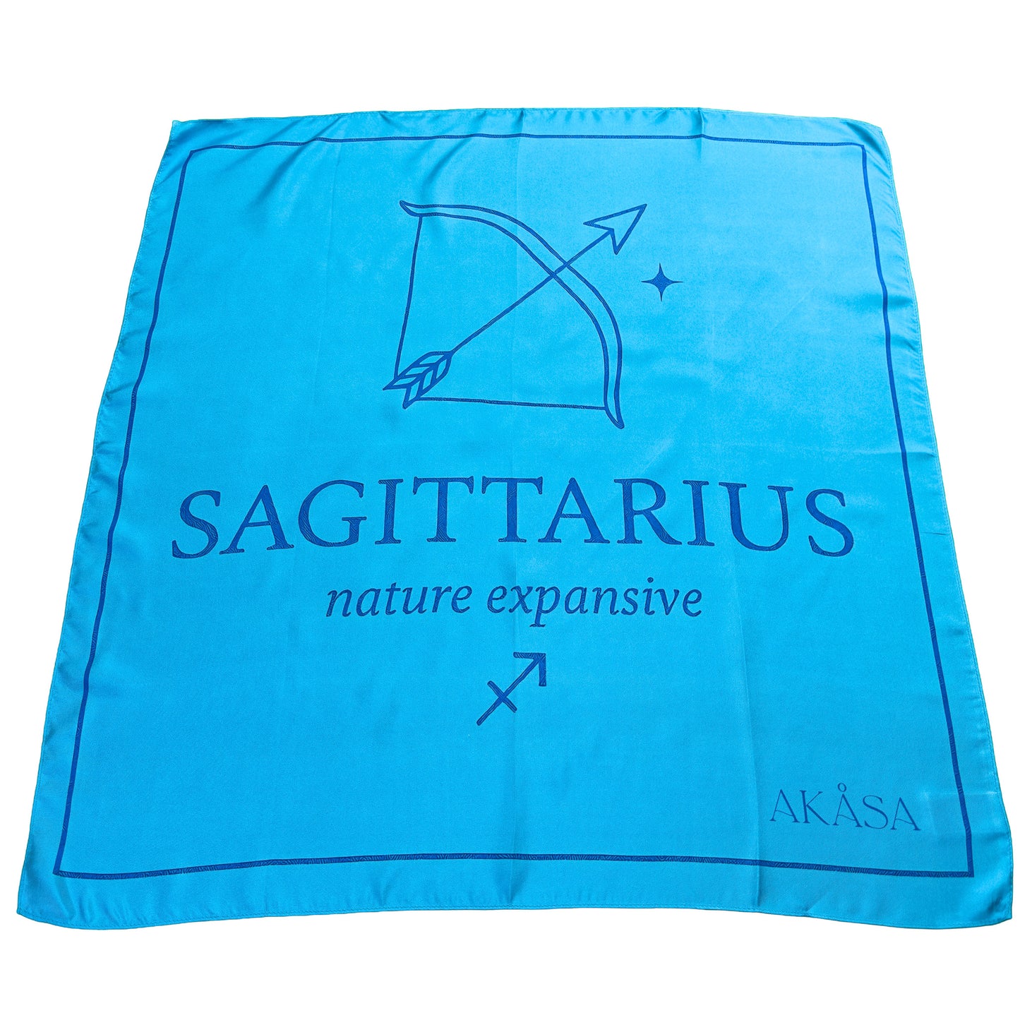 Carré de soie Sagittarius – ZodiaPop 66 cm