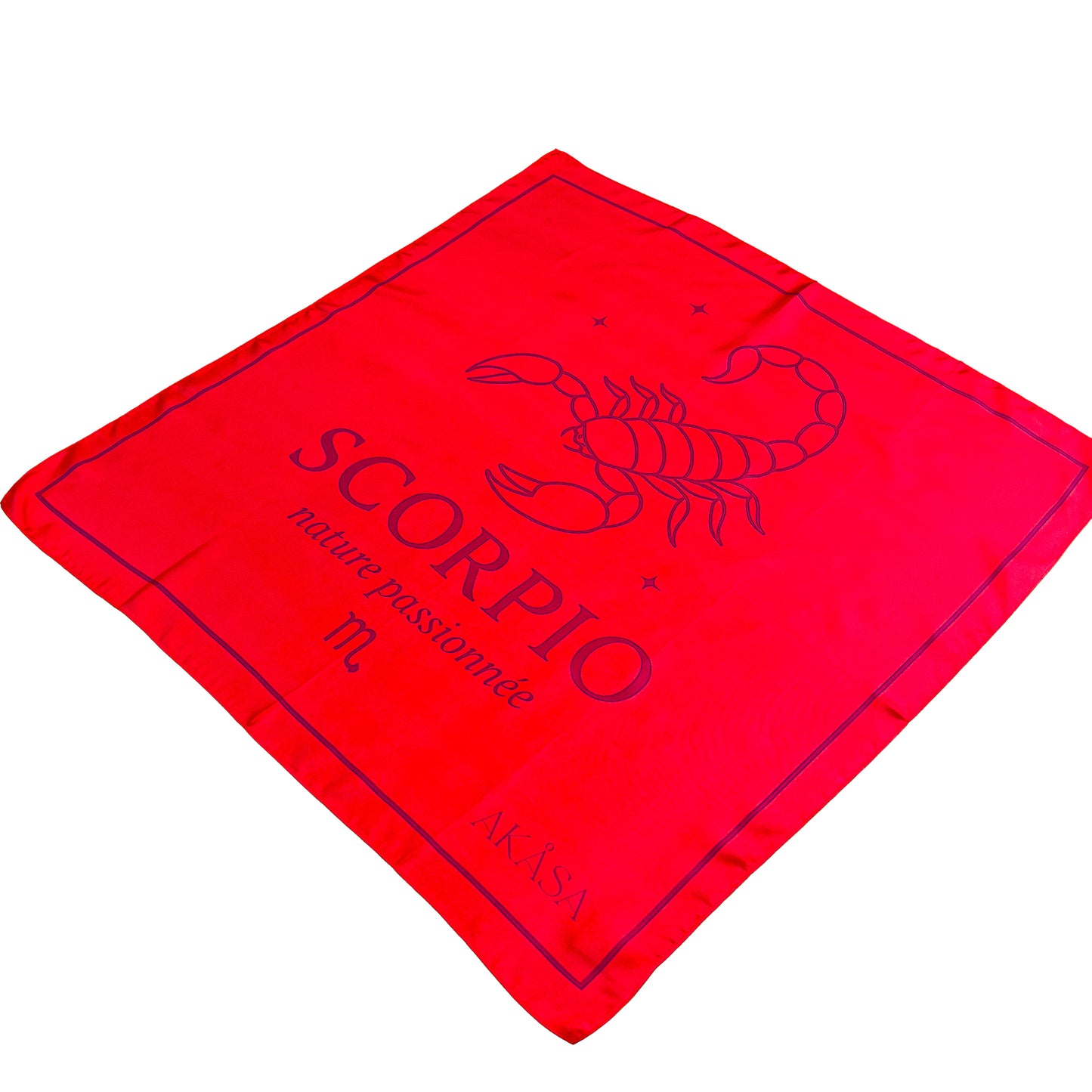 Carré de soie Scorpio – ZodiaPop 66 cm