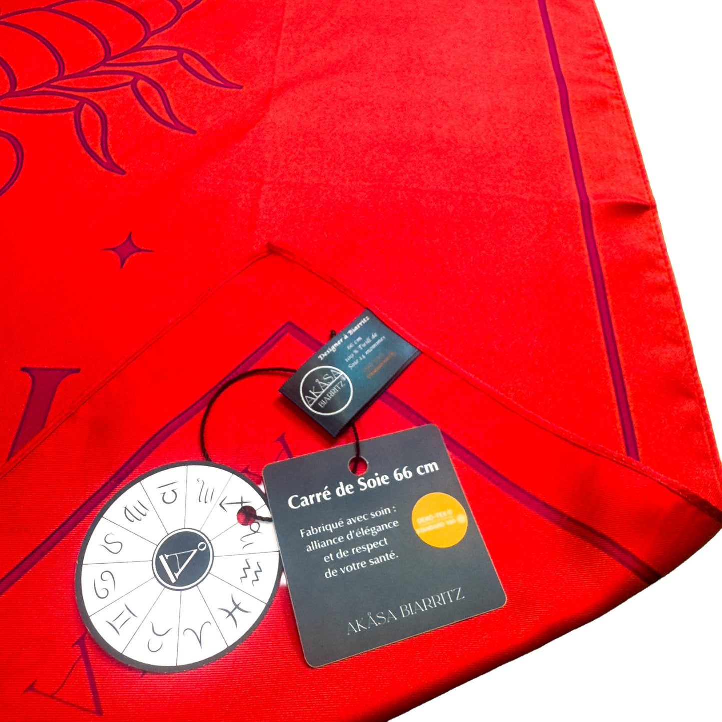 Carré de soie Scorpio – ZodiaPop 66 cm
