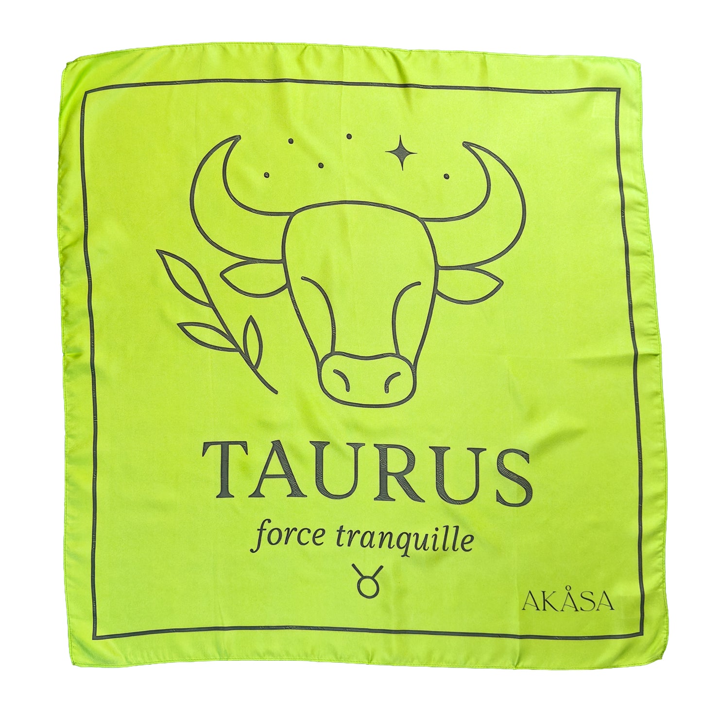 Carré de soie Taurus – ZodiaPop 66 cm