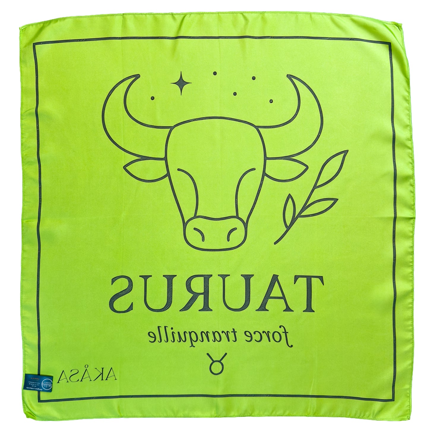 Carré de soie Taurus – ZodiaPop 66 cm