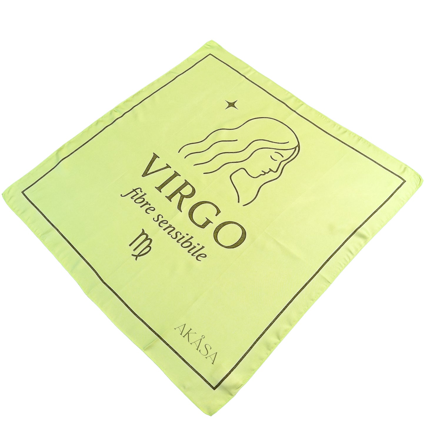 Carré de soie Virgo – ZodiaPop 66 cm