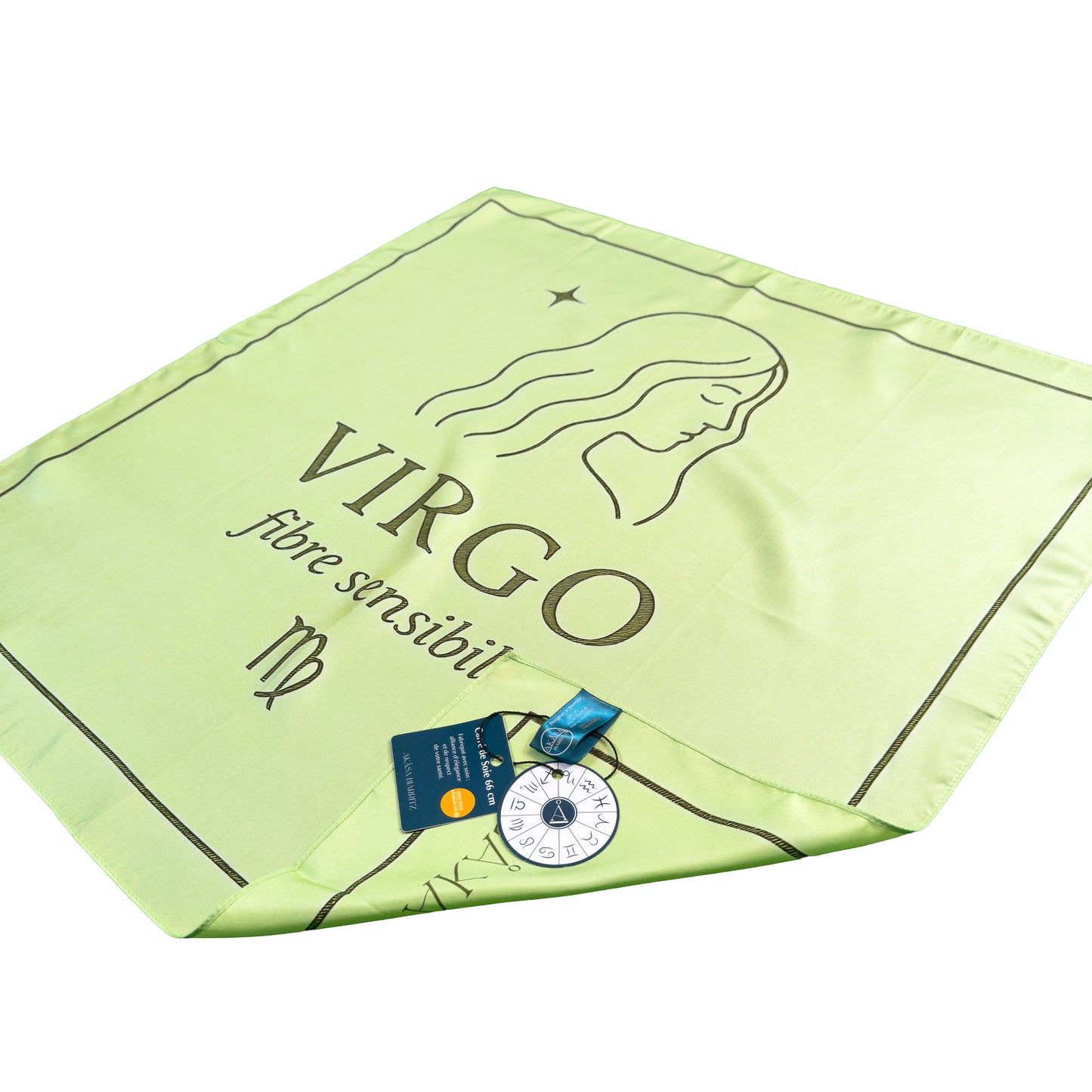 Carré de soie Virgo – ZodiaPop 66 cm