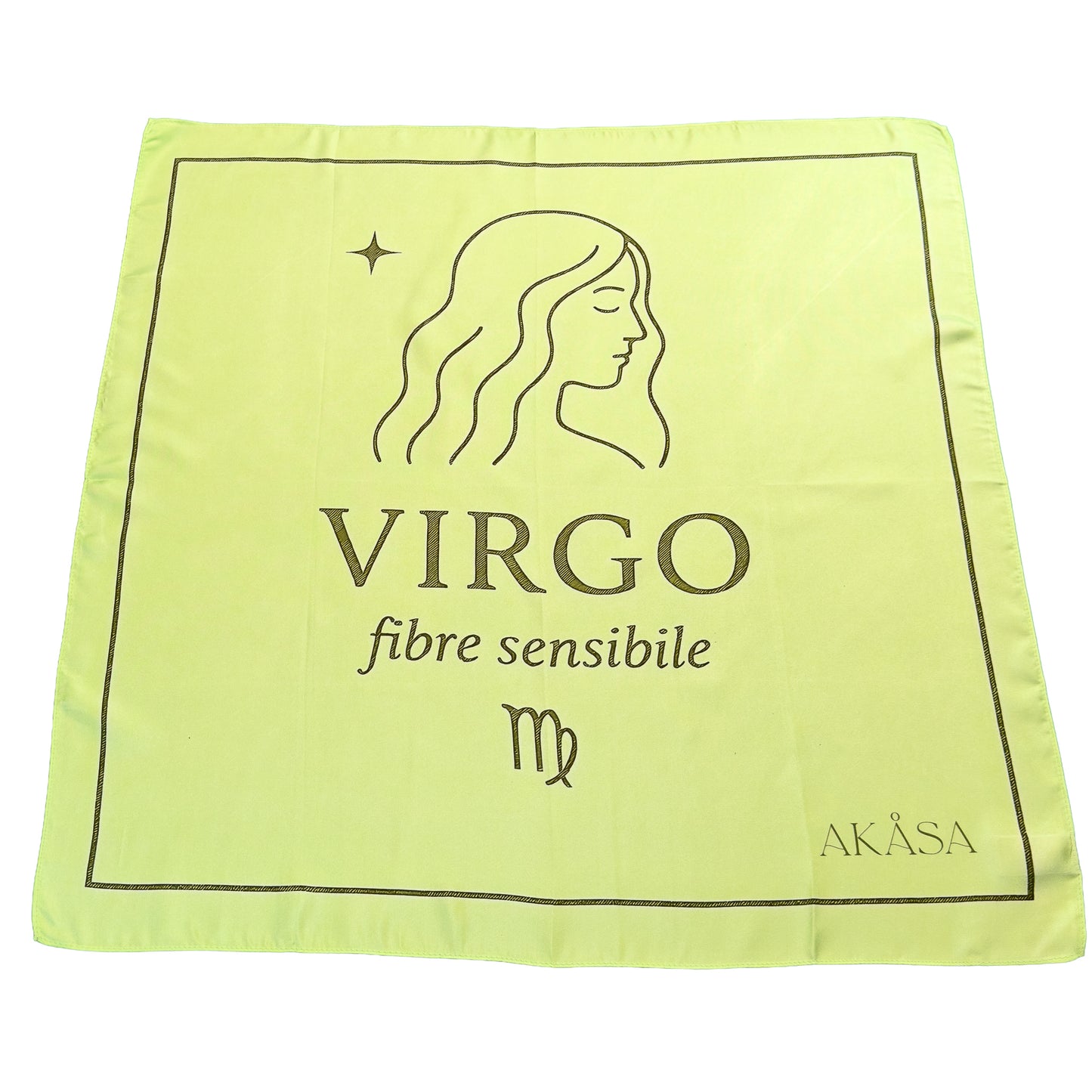 Carré de soie Virgo – ZodiaPop 66 cm