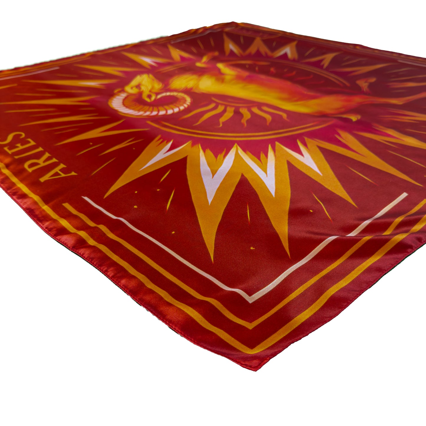Carré de soie Aries – Zodiac Silk Constellation 88 cm