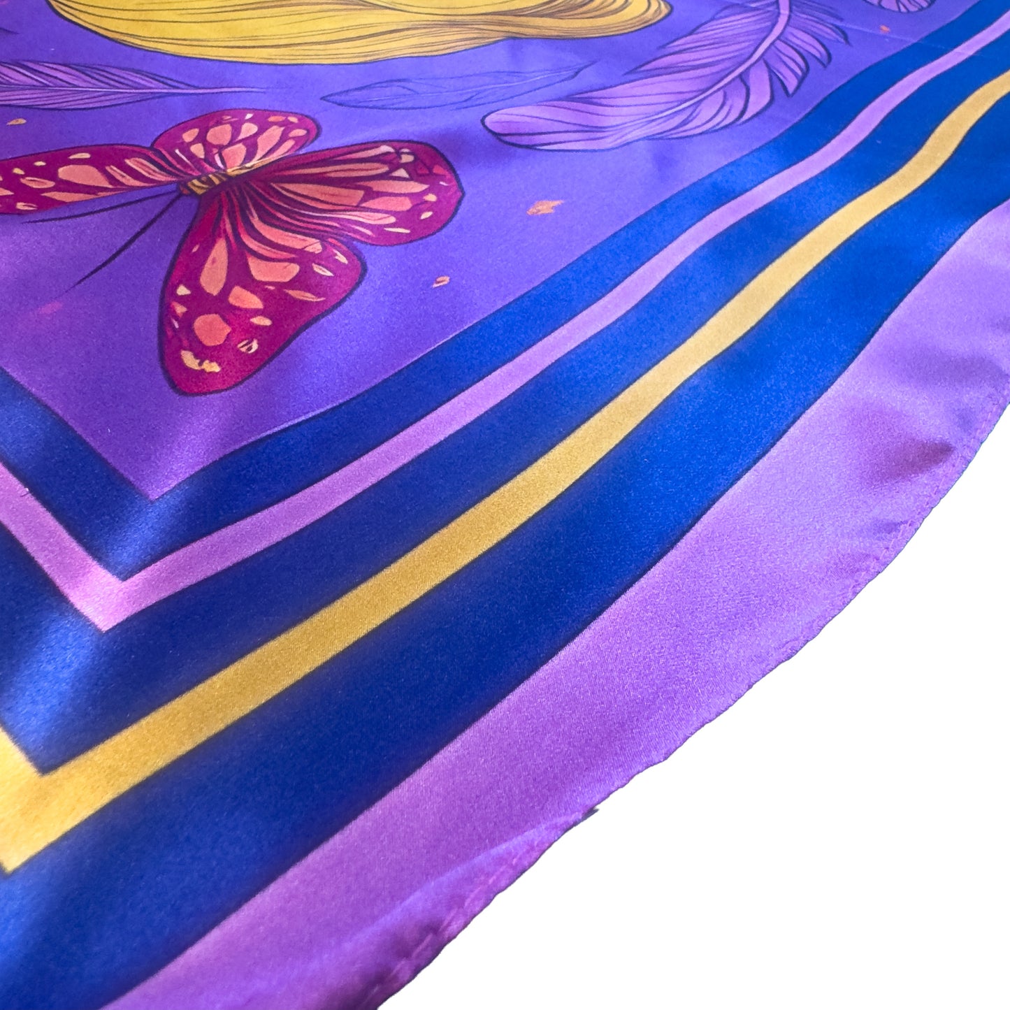 Carré de soie Gemini – Zodiac Silk Constellation 88 cm