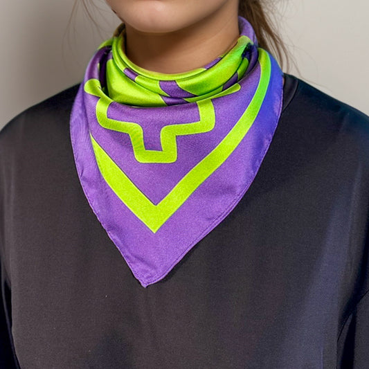 Maya Pop "Chuen" Seidenquadrat - Schicksalsweber