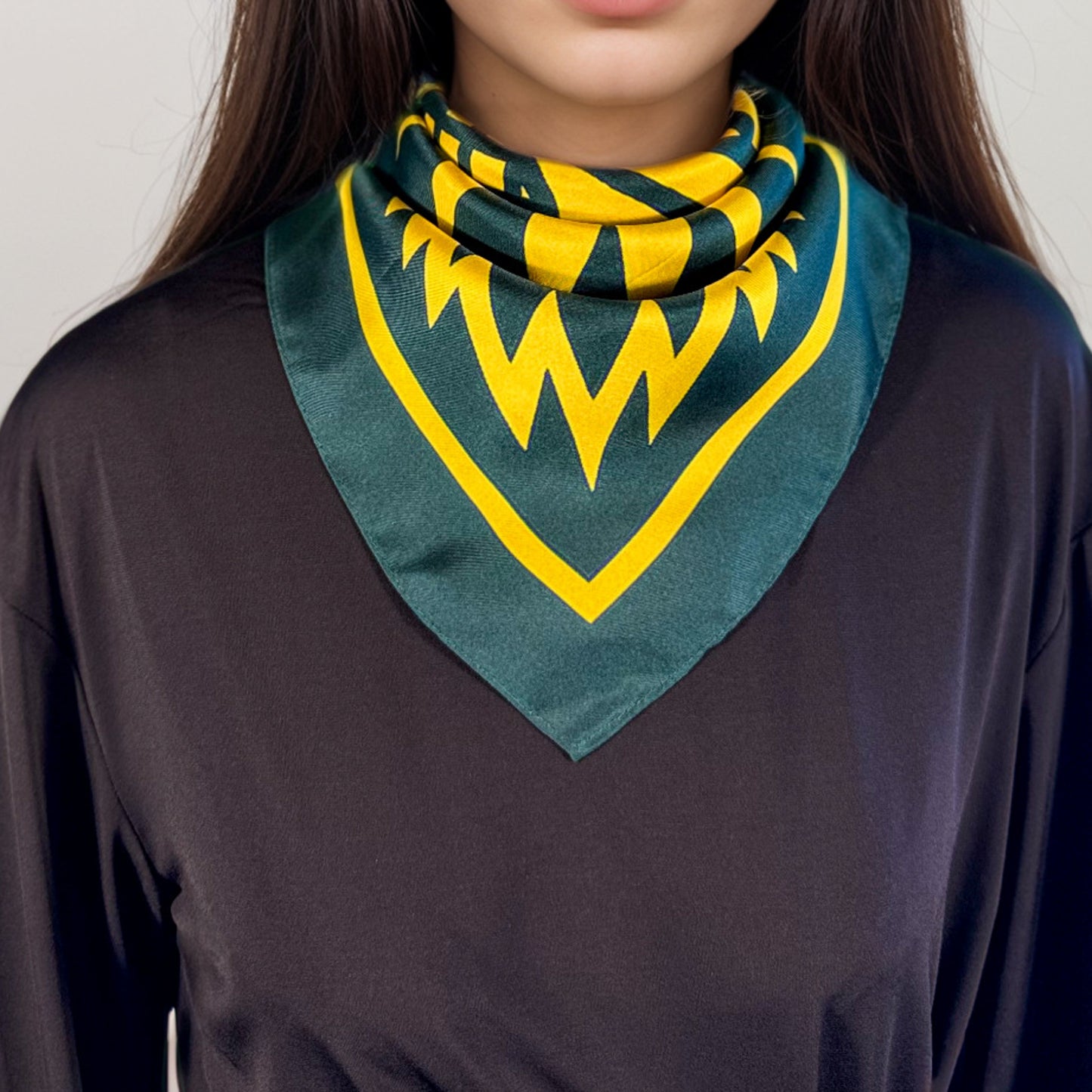 Pañuelo de seda Maya Pop "Kawak" – Trueno Purificador