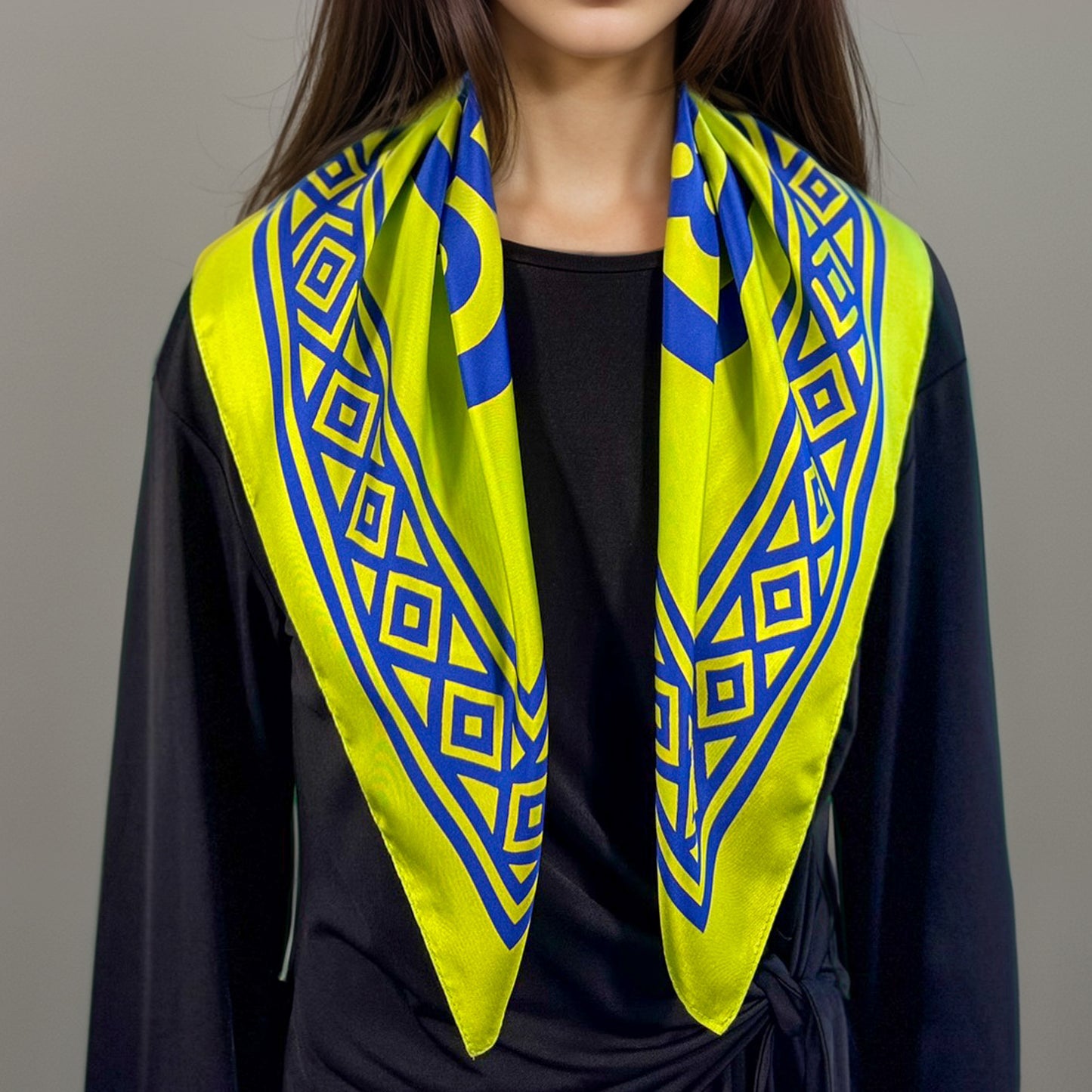 Pañuelo de seda Maya Pop "Kib'" – Sabiduría y Purificación