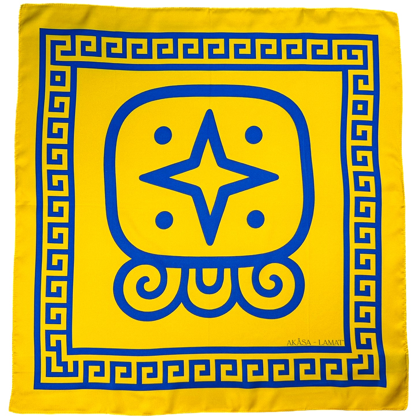 Carré de soie Maya Pop "Lamat" – Étoile de Beauté