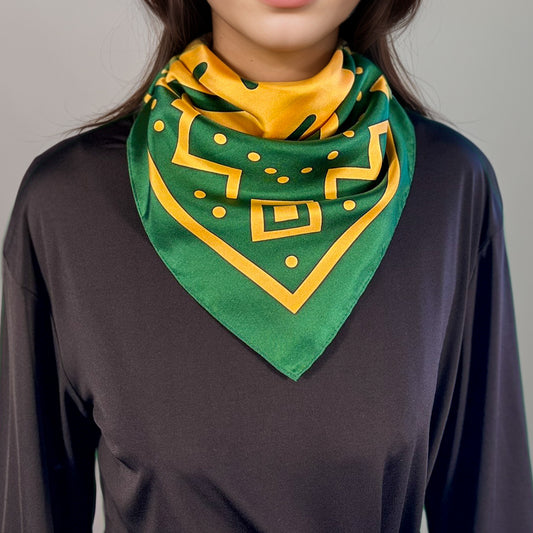 Maya Pop Silk Square "Manik" - Heilige Hand