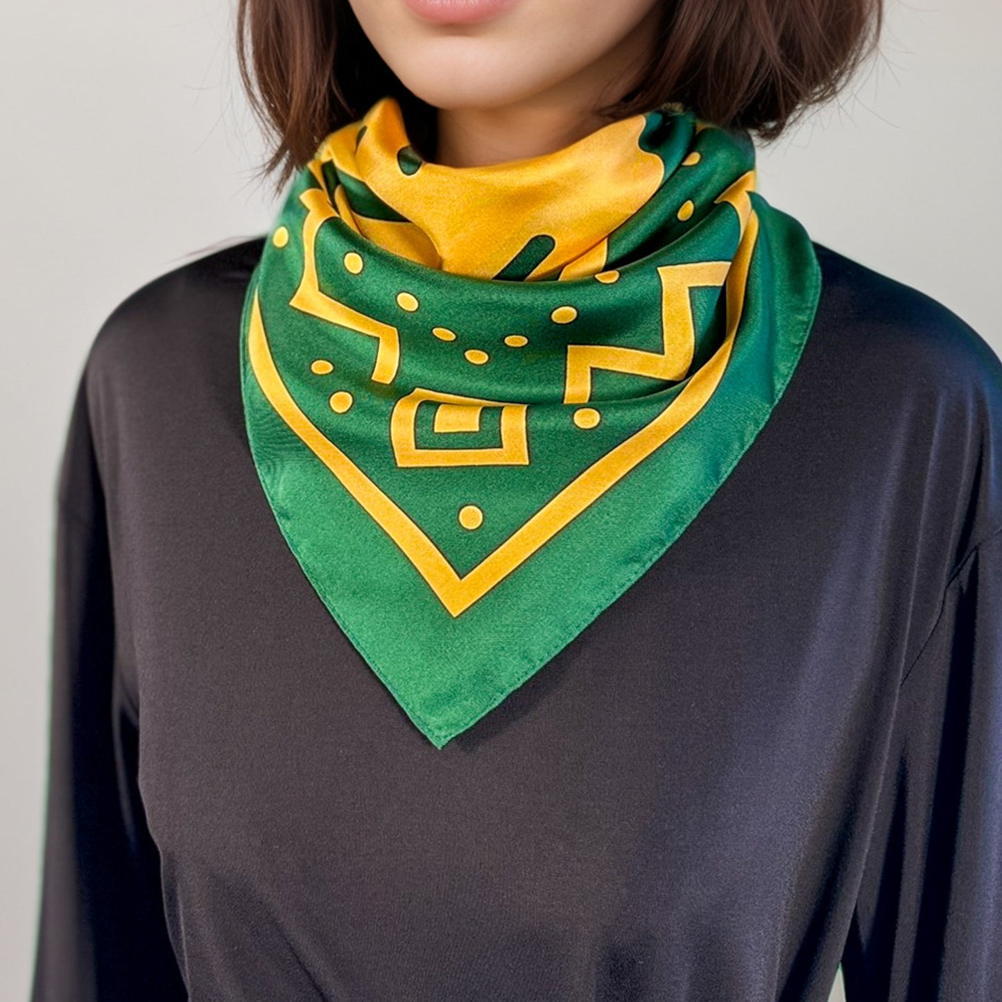 Pañuelo de seda Maya Pop "Manik'" – Mano sanadora