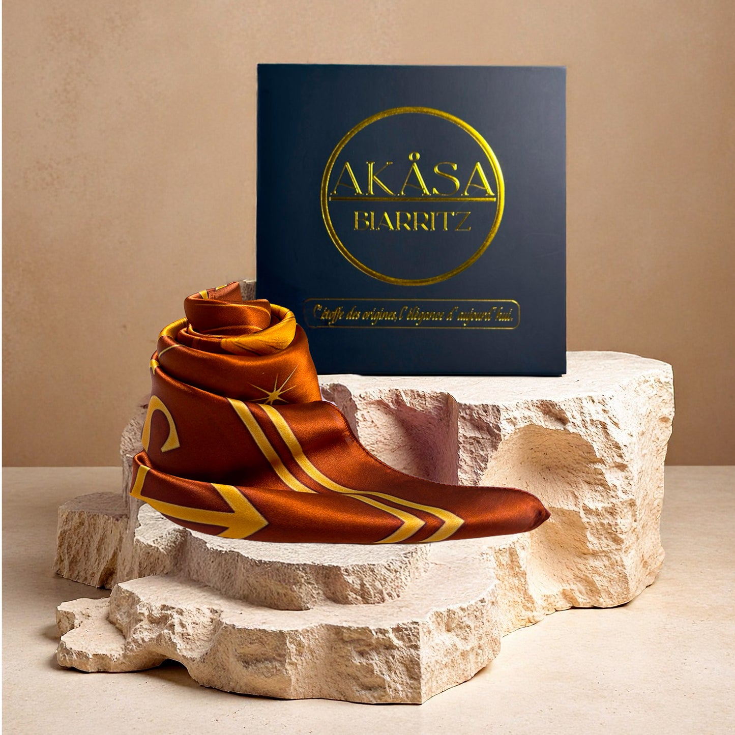 Carré de soie Sagittarius– Zodia Essentia 88 cm