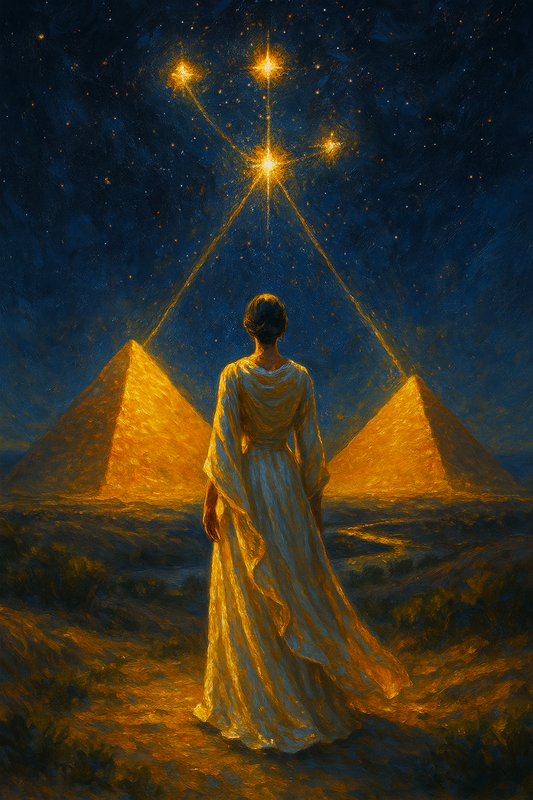 La position des pyramides : un pont entre ciel et terre