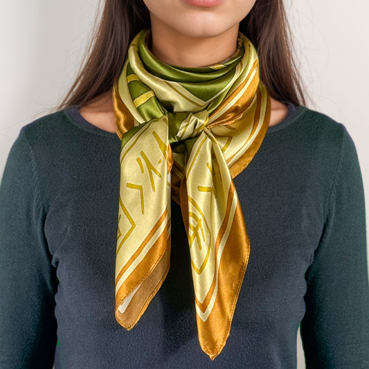 Maya silk square ‘Eb'’ – Path of Life