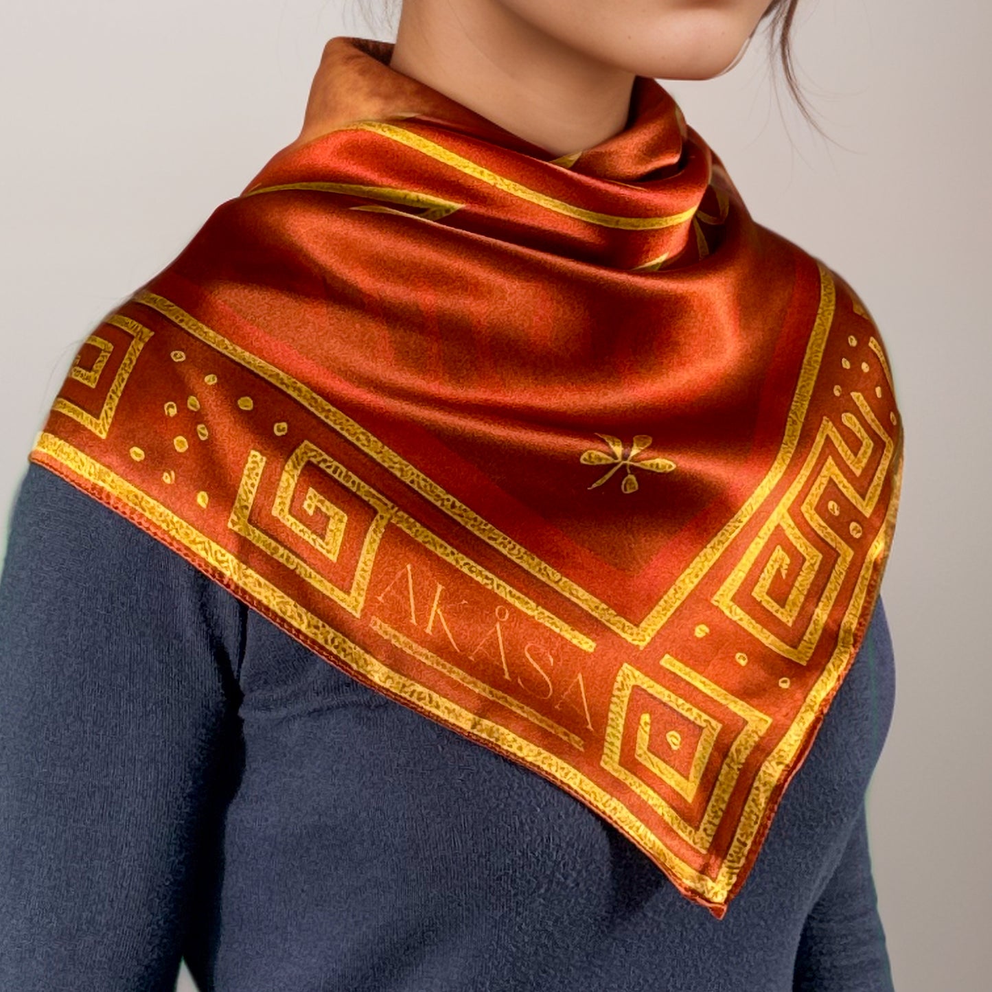 Maya Silk Square "Imix" – Bearer of Beginnings.