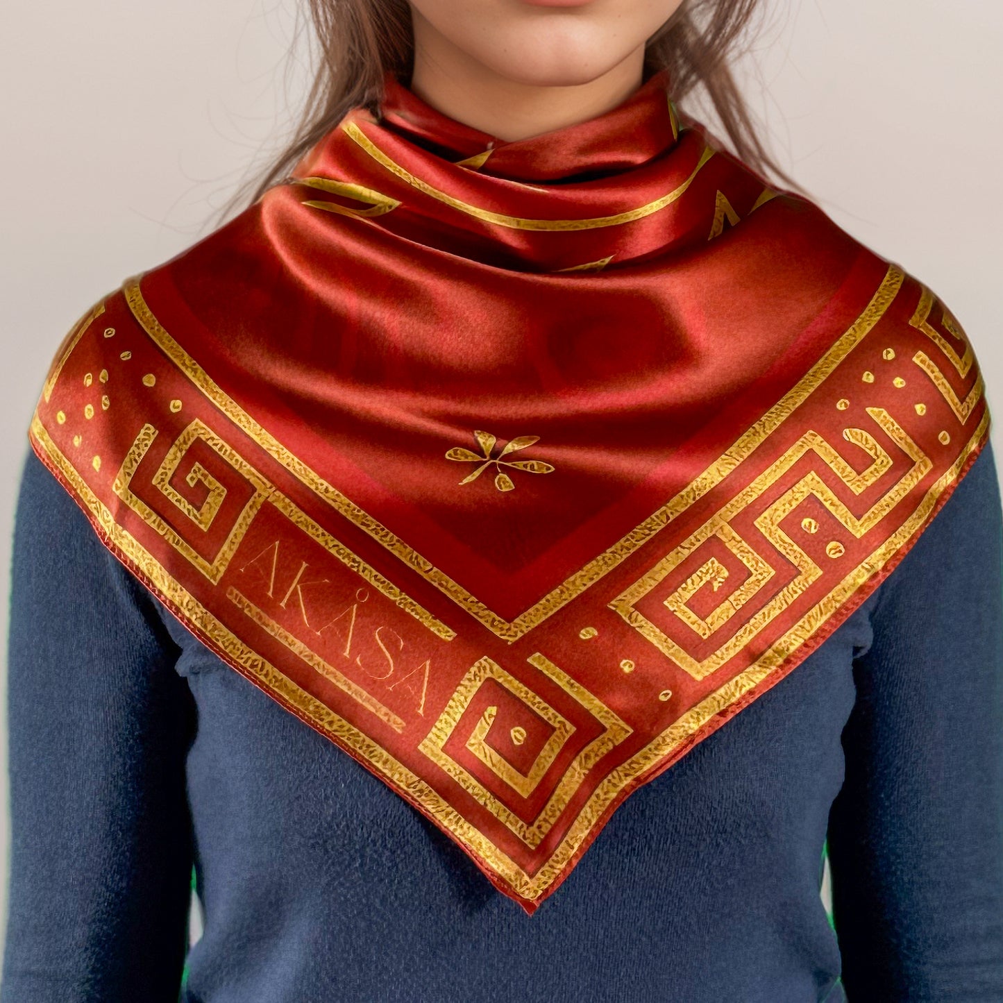 Maya Silk Square "Imix" – Bearer of Beginnings.