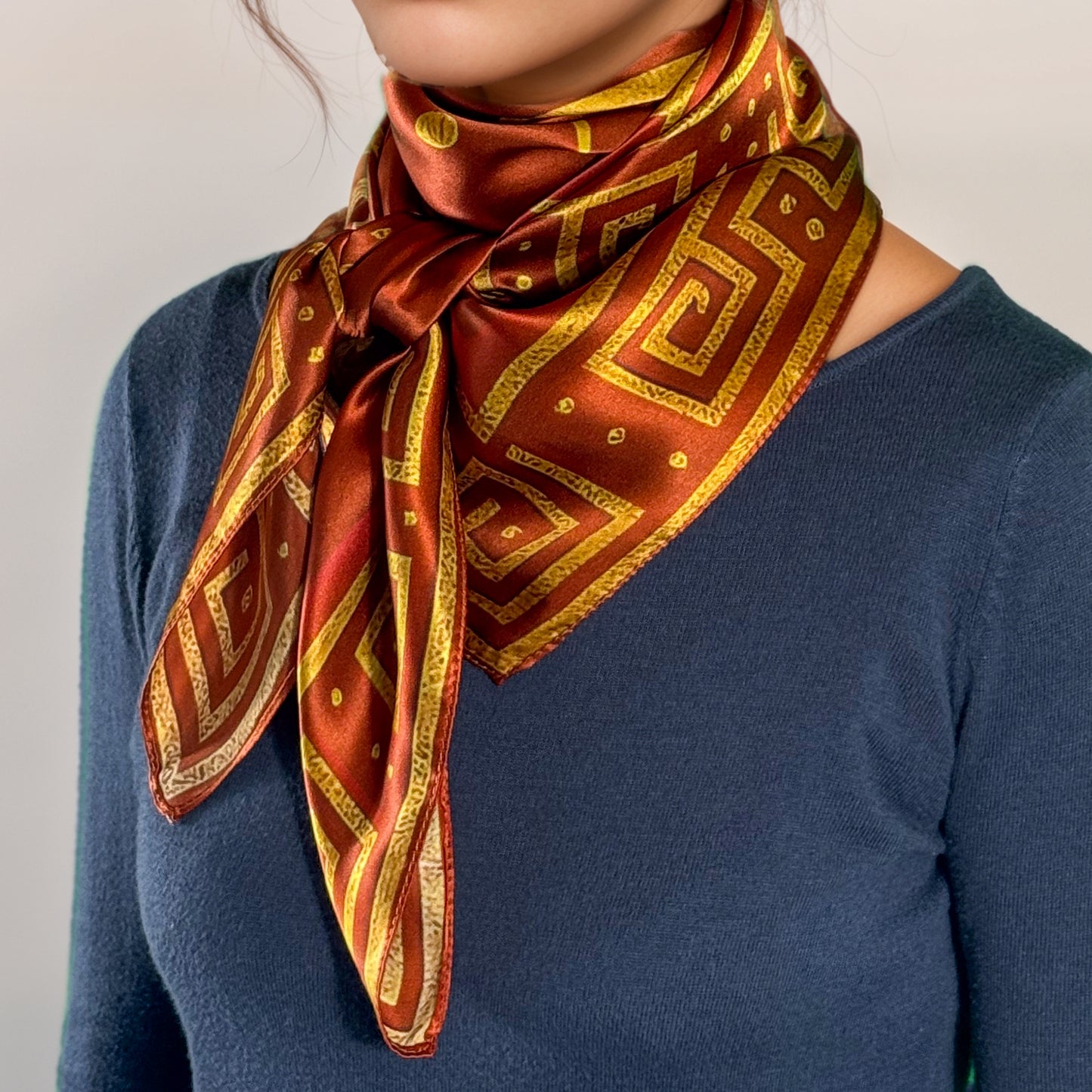 Maya Silk Square "Imix" – Bearer of Beginnings.