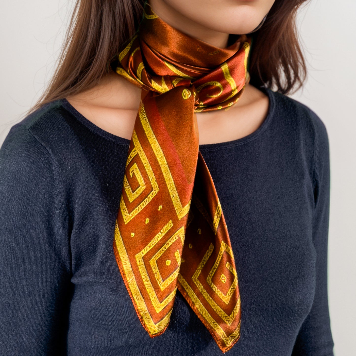 Maya Silk Square "Imix" – Bearer of Beginnings.