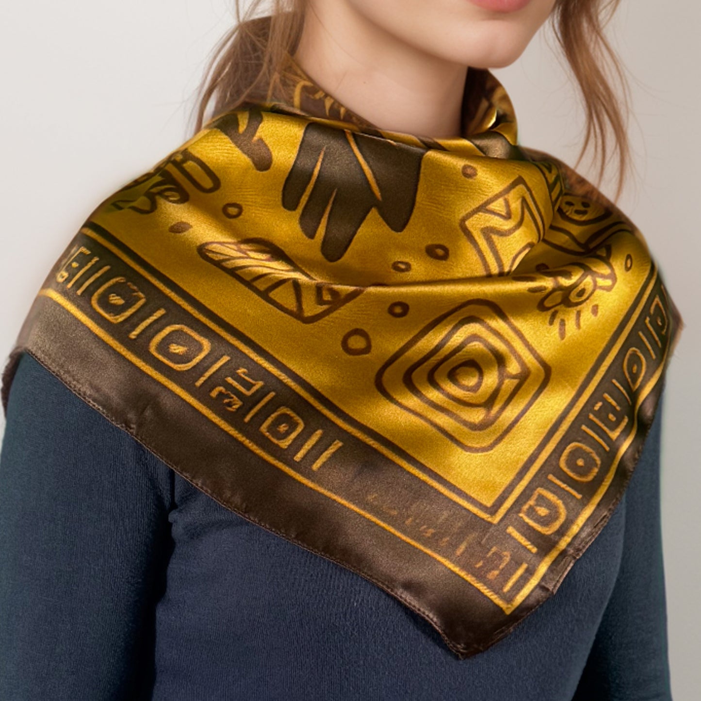 Maya silk square ‘Kib'’ – Wisdom and Purification