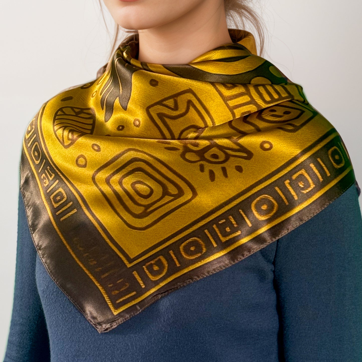 Maya silk square ‘Kib'’ – Wisdom and Purification