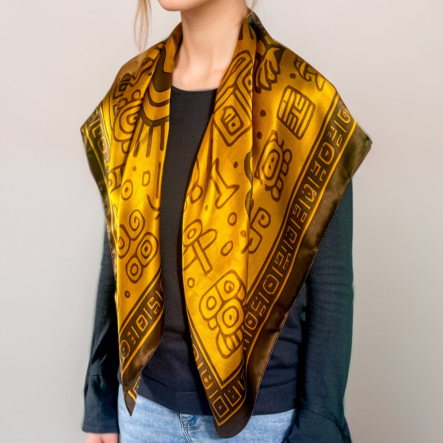 Maya silk square ‘Kib'’ – Wisdom and Purification